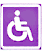殘疾人專用設施標志