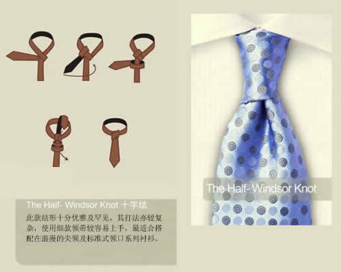 半溫莎結(jié)領(lǐng)帶打法步驟圖解